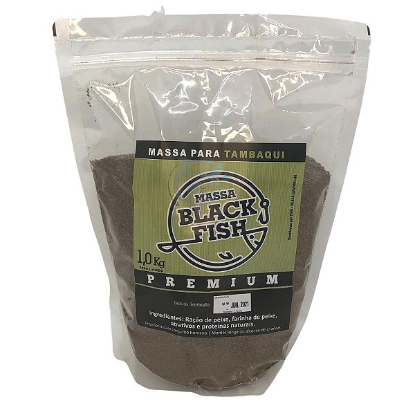 Massa Black Fish 1kg - Escolha o Sabor