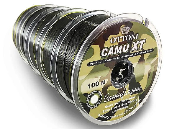 LINHA Monofilamento - CAMU XT - 100m - Varias bitolas