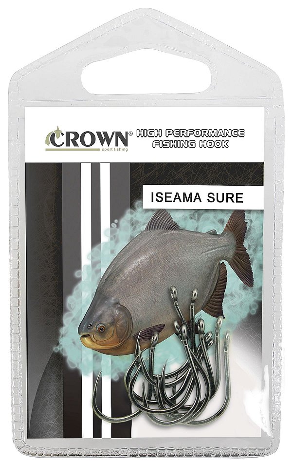 Anzol Crown Iseama Sure Black - Escolha o Tamanho