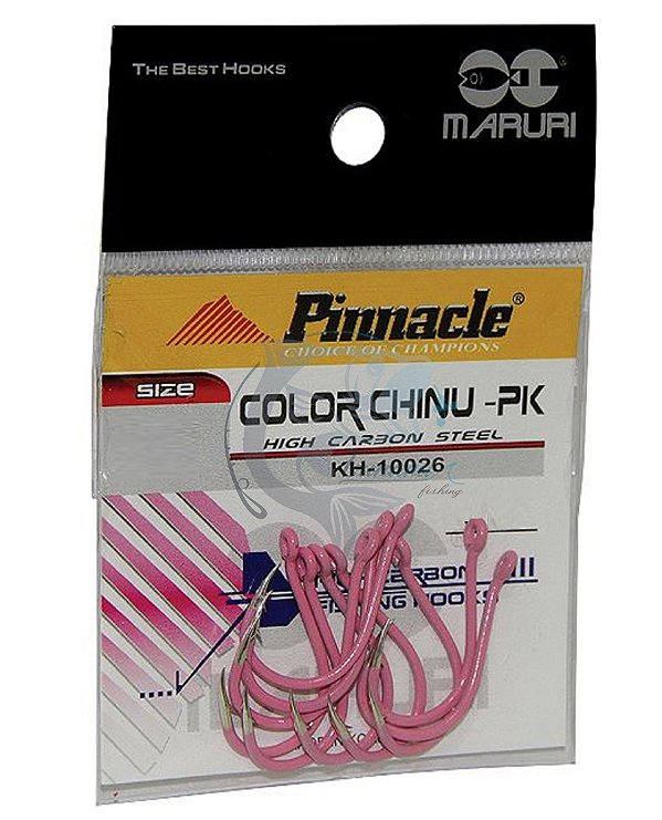 Anzol Maruri Pinnacle Chinu Color Pink - Escolha o Tamanho