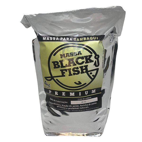 Massa Black Fish 4kg - Escolha Sabor