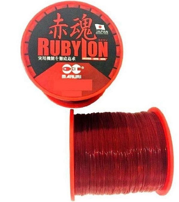 Linha monofilamento Maruri Rubylon - Escolha Bitola