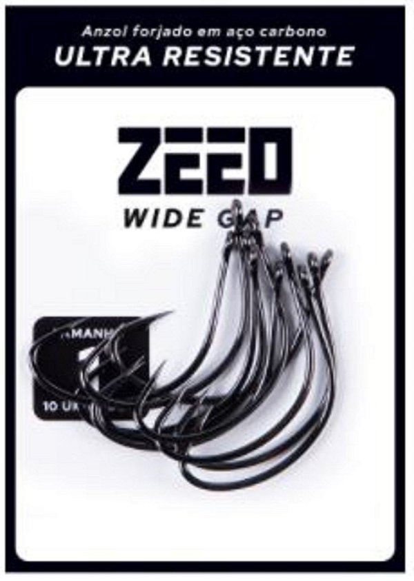 Anzol Zeeo Wide Gap - Escolha o Tamanho