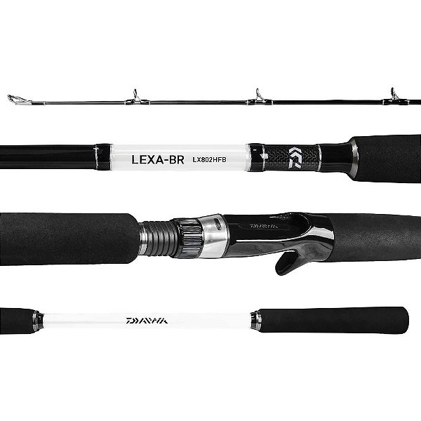 VARA Carretilha LEXA BR até 50lb - Varios tamanhos - Daiwa