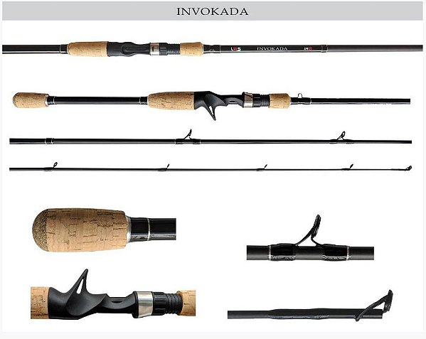 Vara de Carretilha Lumis Invokada 20-50lb 2p - 2,40m / 2,70m