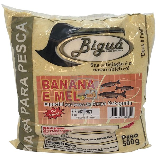 Massa Biguá Banana  e Mel 500G