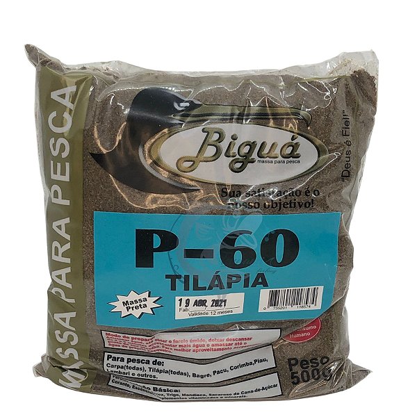 Massa Biguá P-60 Tilápia 500G