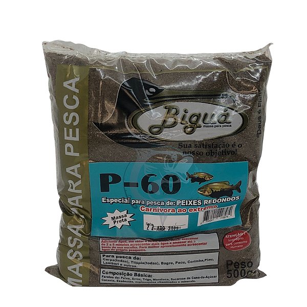 Massa Biguá P-60 CARNIVORA 500G