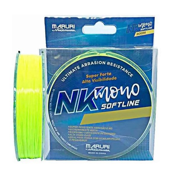 LINHA NK SOFT LINE MARURI 300m - Escolha Bitola