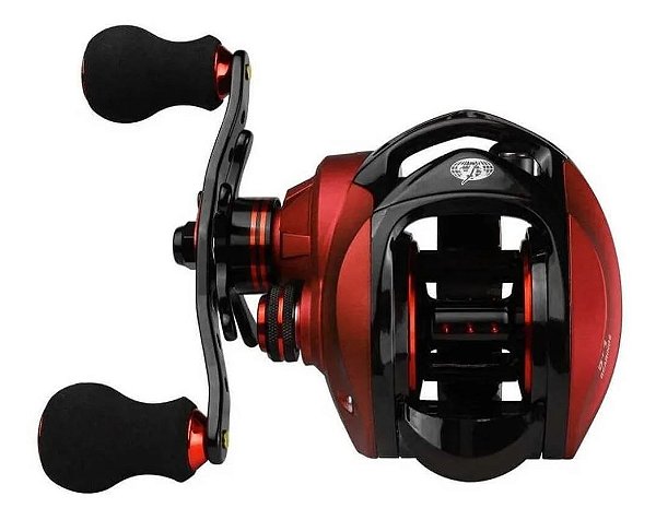 Carretilha Coral Red Albatroz Fishing - Escolha Lado