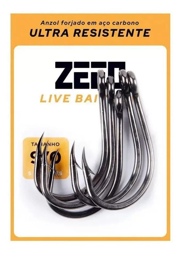 Anzol Zeeo Live Bait - Escolha o Tamanho