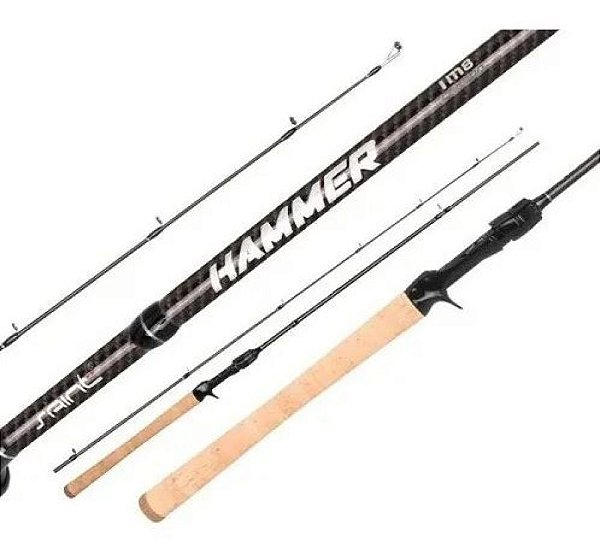Vara Carretilha New Hammer 25-50lbs Im8 Interiça 2,10m