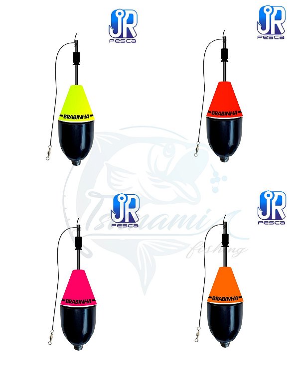 Bóia Cevadeira Jr Pesca Brabinha 38g - Escolha Cor