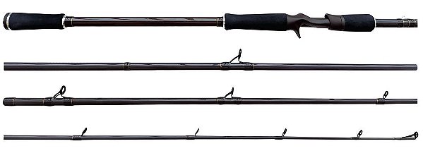 Vara de Carretilha Lumis Crazzy Eddy 30-60lb Inteiriça - 1,98 m / 2,10 m