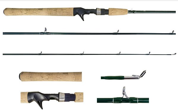 Vara de Carretilha Lumis Infinity Green 30-60lb Inteiriça - 1,98m