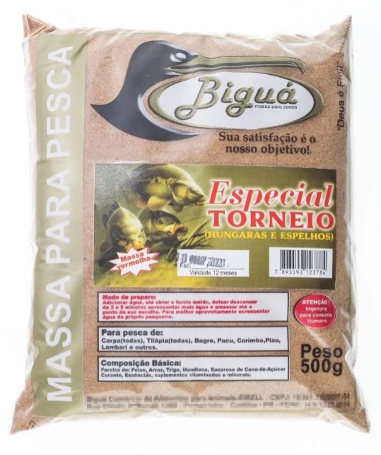 MASSA BIGUA ESPECIAL TORNEIO HUNGARAS E ESPELHOS 500G