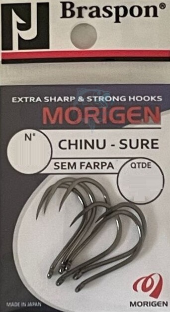 Anzol Morigen Kantuki Chinu Sure - Varios Tamanhos