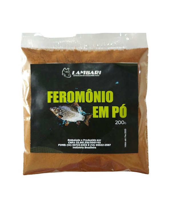 Feromônio em Pó Isca Lambari 200g