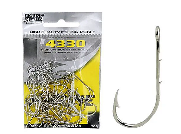 ANZOL MARINE 4330 NICKEL - ESCOLHA O TAMANHO