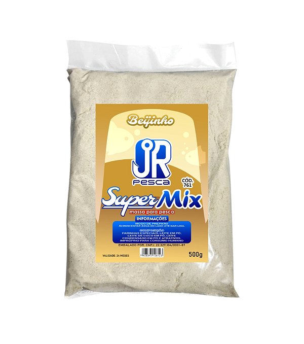 Massa Super Mix JR Pesca 500g Beijinho