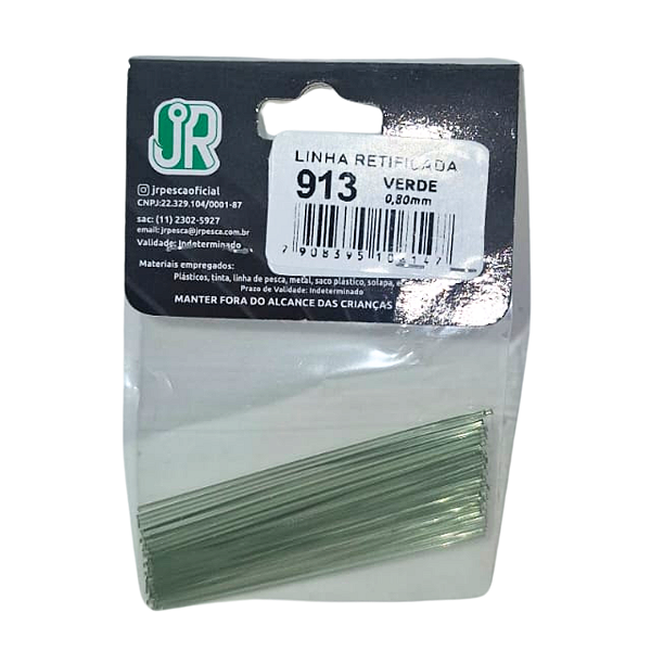 linha retificada 0,80 mm JR pesca - Escolha a cor