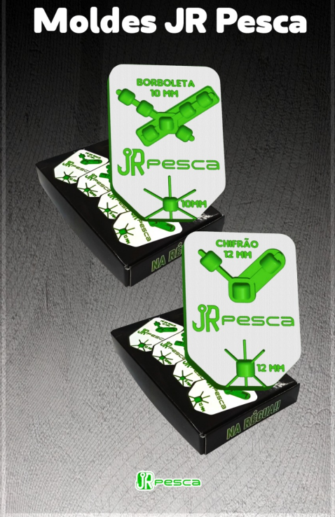 KIT MOLDE + AGULHA + COLA + HASTE JRPESCA