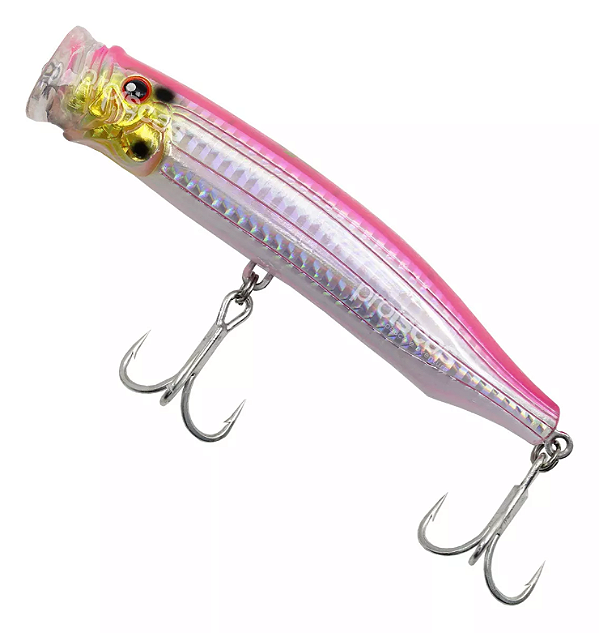 Isca Artificial Albatroz Popper Maguro 15cm 55g Cor Rosa