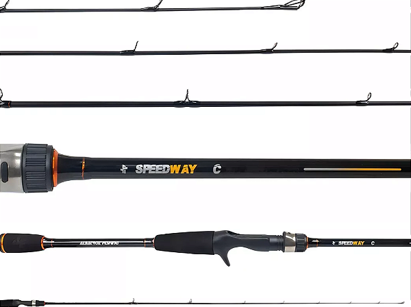 Vara de carretilha SPEEDWAY 2-6lbs C601 4-8G - albatroz fishing