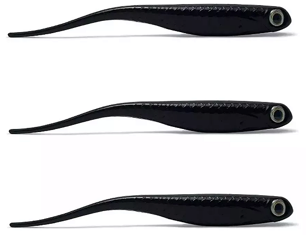 isca monster 3x shad minnow 10 cm 3 uni - escolha a cor