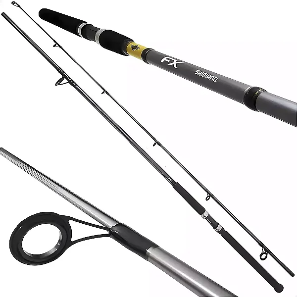 vara de molinete shimano fx - escolha tamanho e lbs