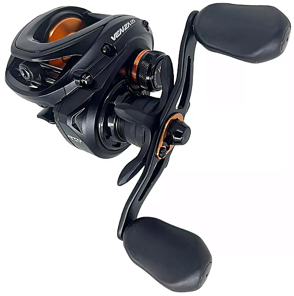 carretilha venza ds marine sports - escolha o lado da manivela
