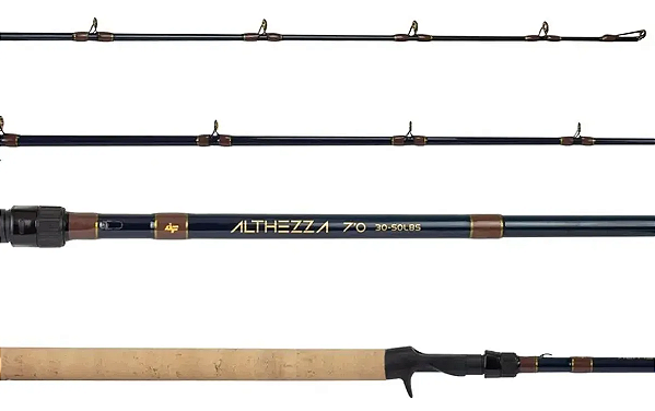 Vara Pesqueiro Carretilha Albatroz Fishing 20-50lb Inteiriça