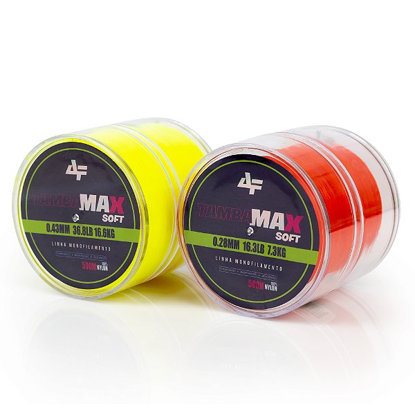 linha monofilamento tamba max soft albatroz fishing - escolha cor e bitola