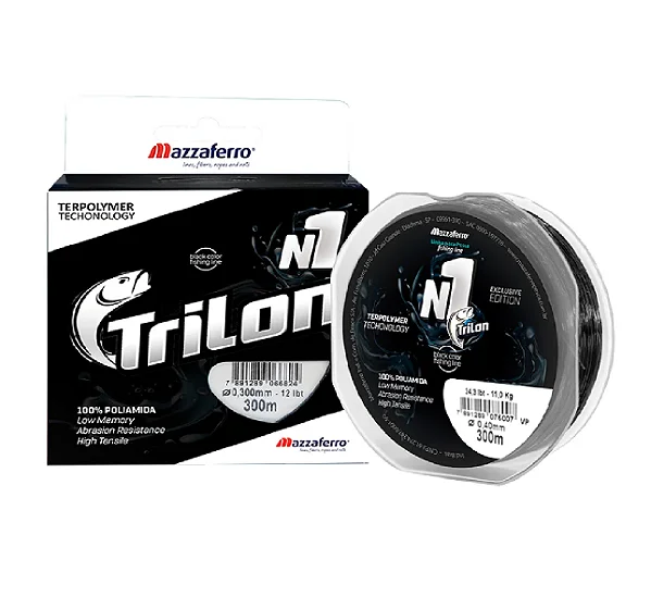 linha monofilamento trillon black mazzaferro - escolha a bitola