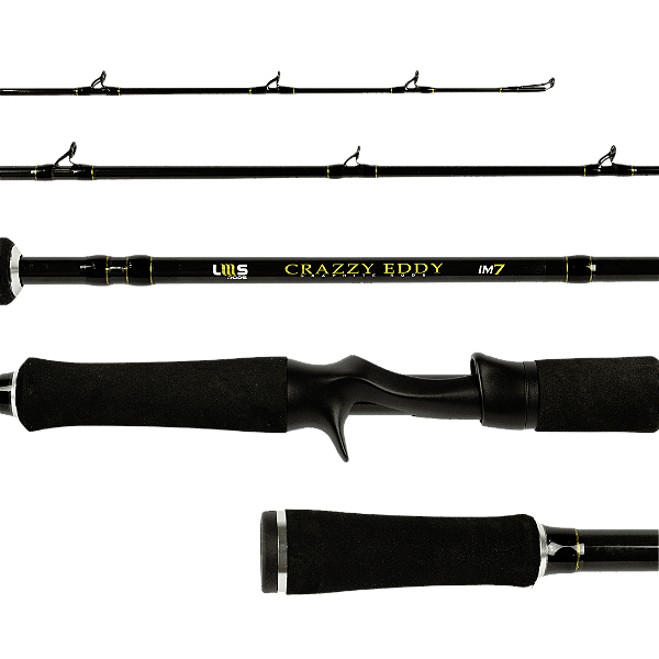 vara de carretilha Crazzy Eddy 7'0'' 60-170g 30-60lb (Cabo Bipartido de EVA)