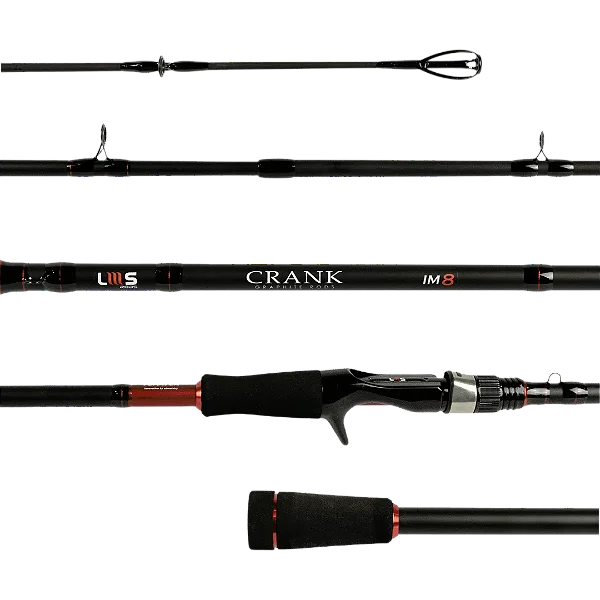 vara de carretilha crank lumis - escolha cor e tamanho