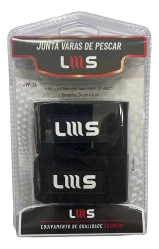 Junta Varas De Pesca Lumis Para Transporte Preto Com 2 Peças