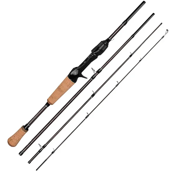 vara de carretilha hammer 4 partes - escolha tamanho e lbs