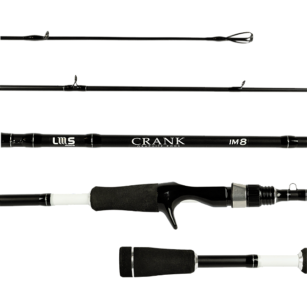 vara de carretilha crank inteirica 8-20 lbs - escolha o tamanho