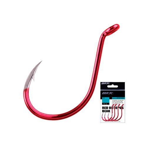 ANZOL BKK RED OCTOPUS BEAK - ESCOLHA O TAMANHO