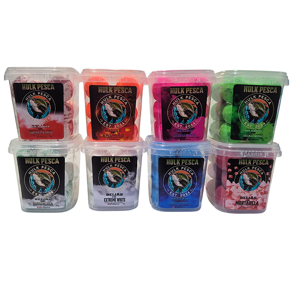 Beijão Fluorescente Hulk Pesca - Escolha o Sabor