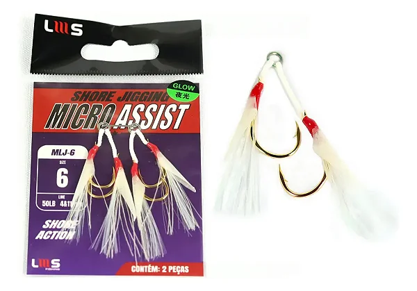 Anzol Suporte Hook Lumis Micro Assist Costeira - Escolha o Tamanho