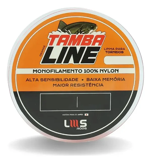 Linha Monofilamento Tamba Lumis 300M Cor Laranja - Escolha A Bitola