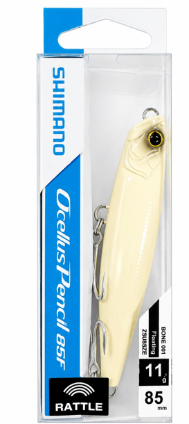 Isca Artificial Shimano Ocellus Pencil 85F Rattle - Escolha A Cor