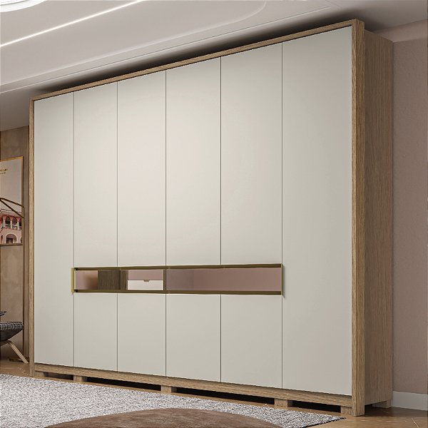 Guarda Roupa Casal 10 Portas 2,79m Rimo Regência