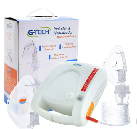 Inalador , Nebulizador Ultrassônico Neb comV - Névoa fina - Bivolt