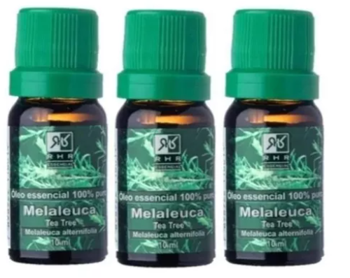 kIT 3 UND OLEO MELALEUCA TEA TREE PURO 10ML - RHR
