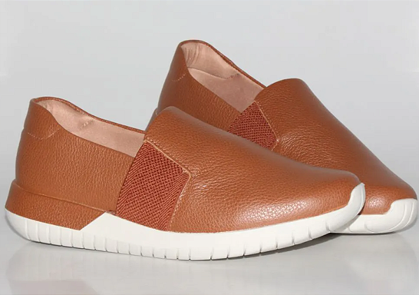 Tenis em Couro Usaflex- Canela