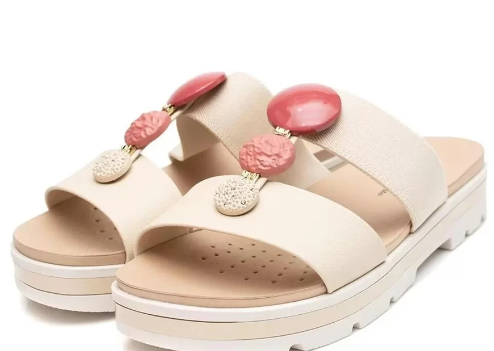 TAMANCO FEMININO MODARE ULTRACONFORTO PEDRARIA 7132.138 - CREME