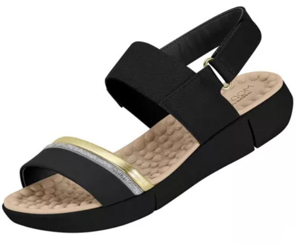 Sandália feminina Flat Modare  Preto - 7142133